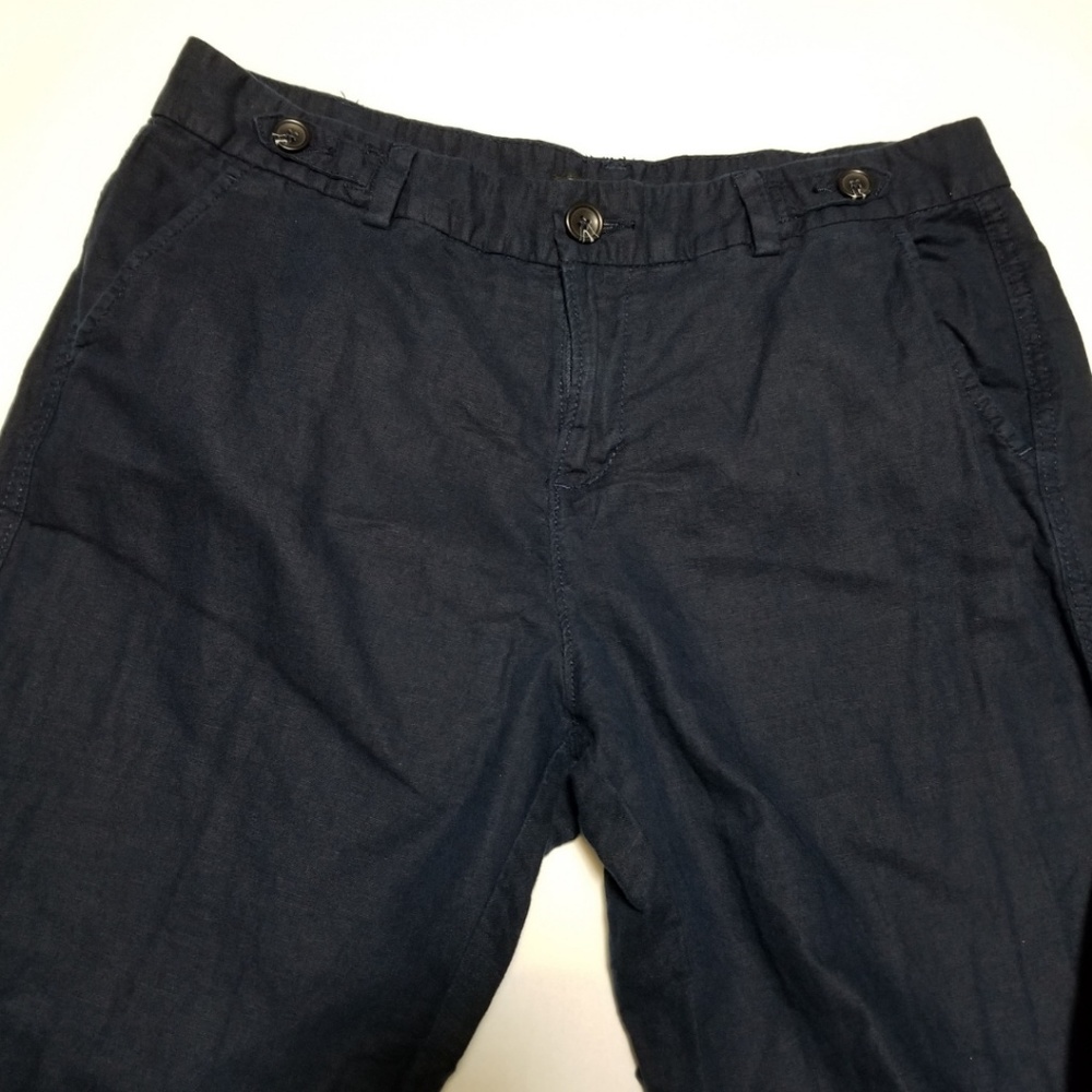 Banana Republic Dark Blue Linen Blend Pants - Picture 3 of 7